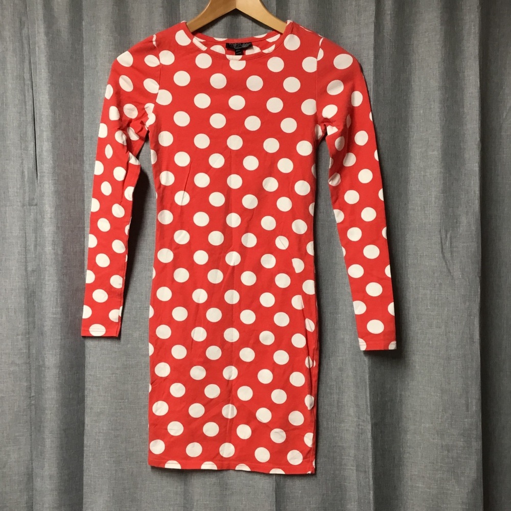 Topshop Polkadot Dress